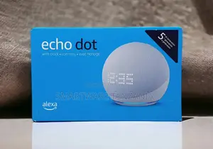 Amazon Echo Dot With Clock Smart Speaker, Alexa -cloud Bl