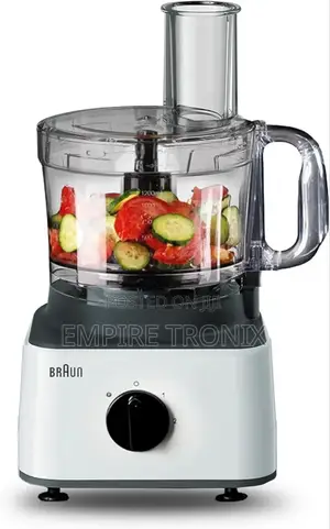Braun 8-in-1 Food Processor 750W - 2.1L Bowl, 1.8L Blender
