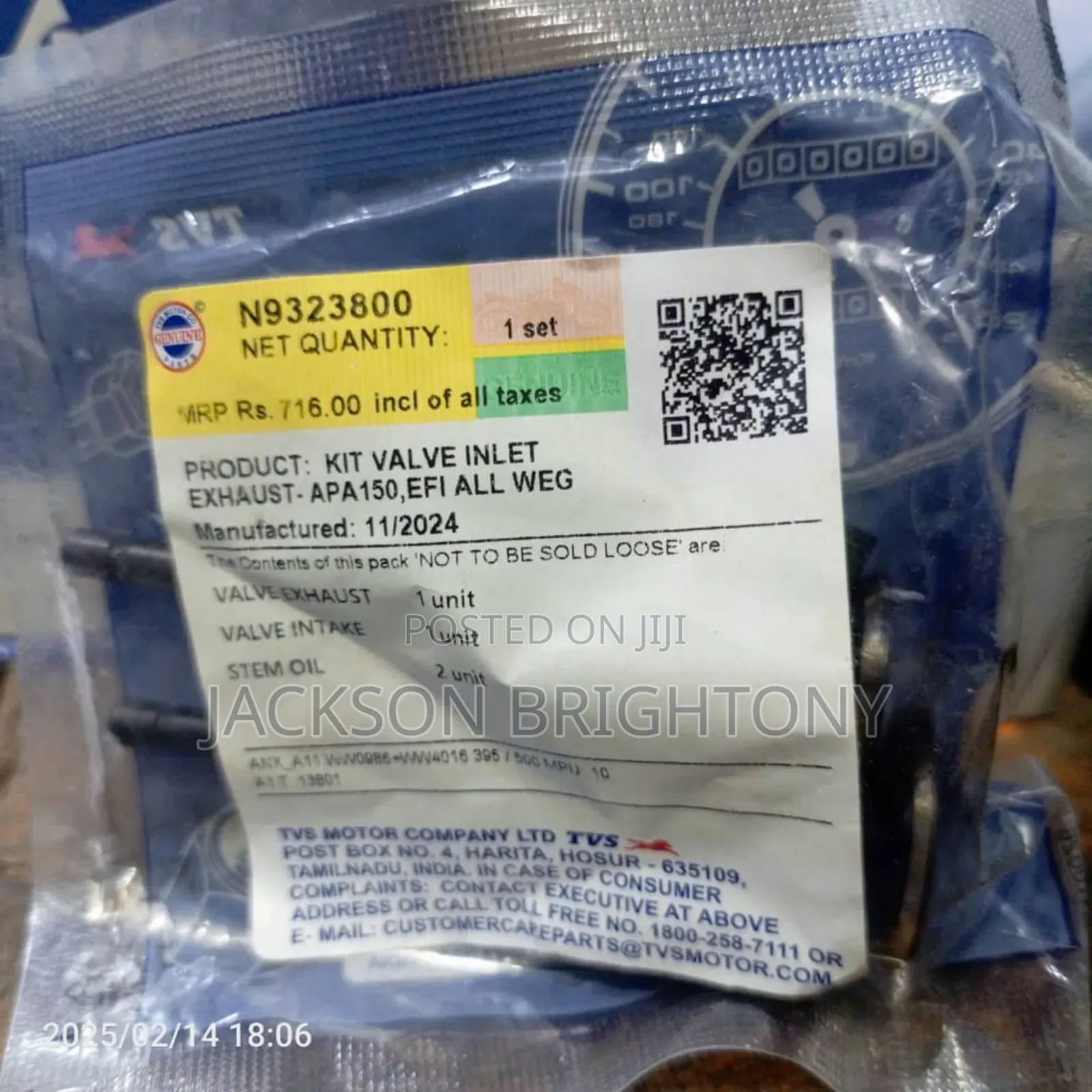Valve Kit Set