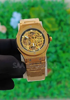 Hublot Chuma Automatiki Classic Sana Gold Tupu