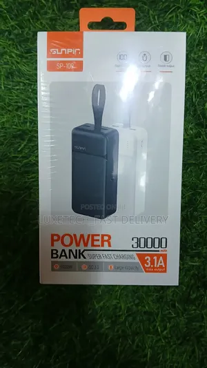 Sunpin Powerbank 30000mah Super Fast Charging