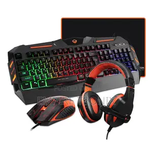 MEETION 4-in-1 Gaming Kit C500 – Backlit Keyboard, Mouse