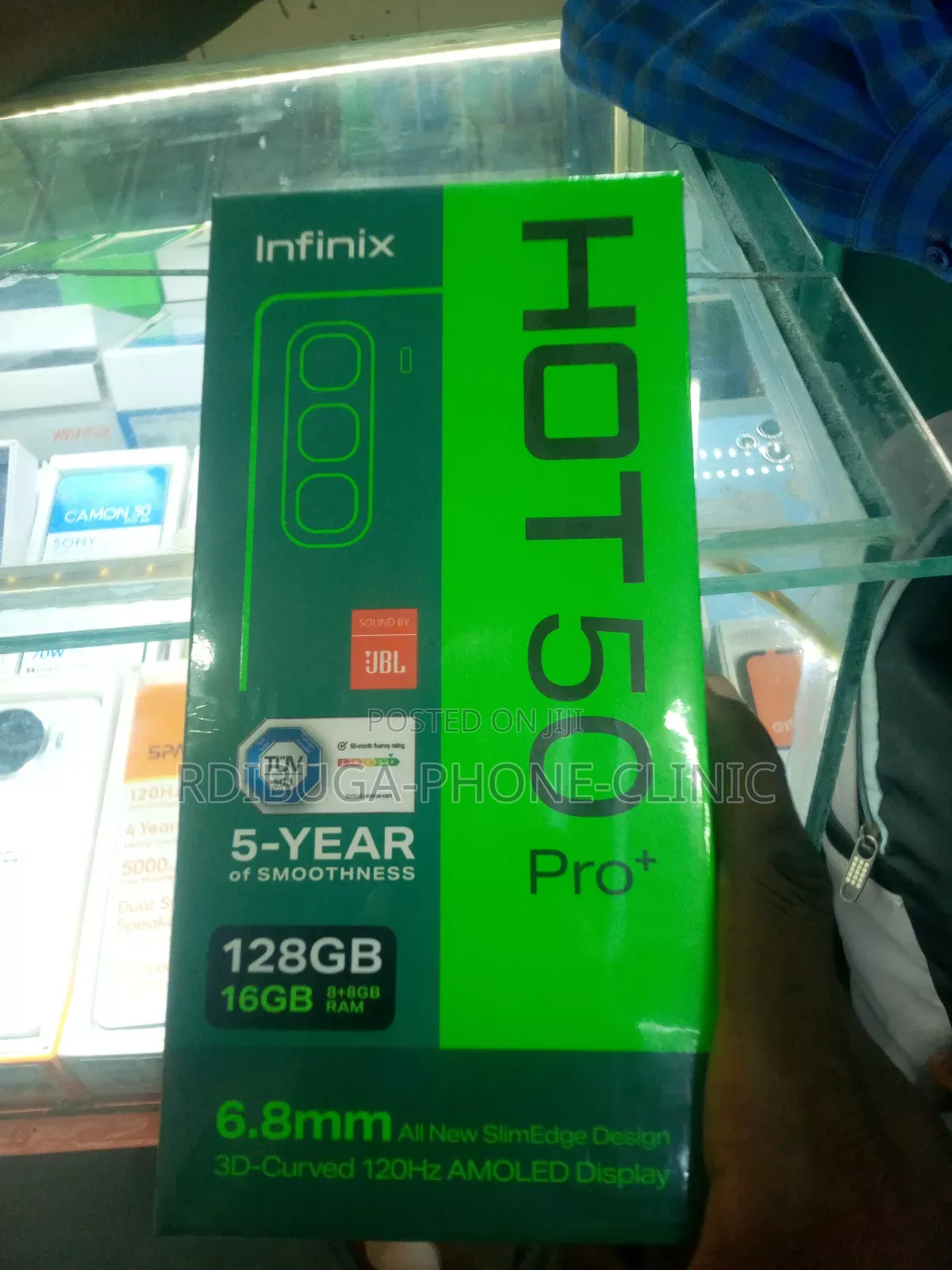 New Infinix Hot 50 Pro+ 4G 128 GB Silver