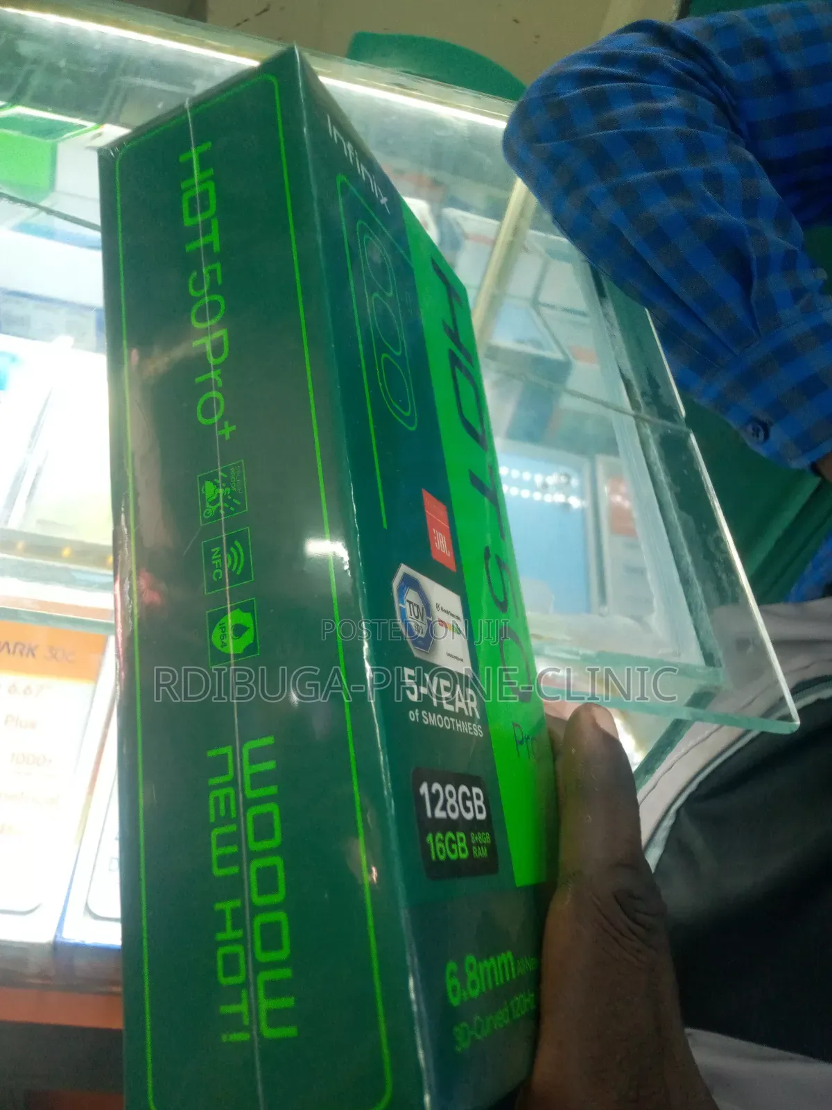 New Infinix Hot 50 Pro+ 4G 128 GB Silver
