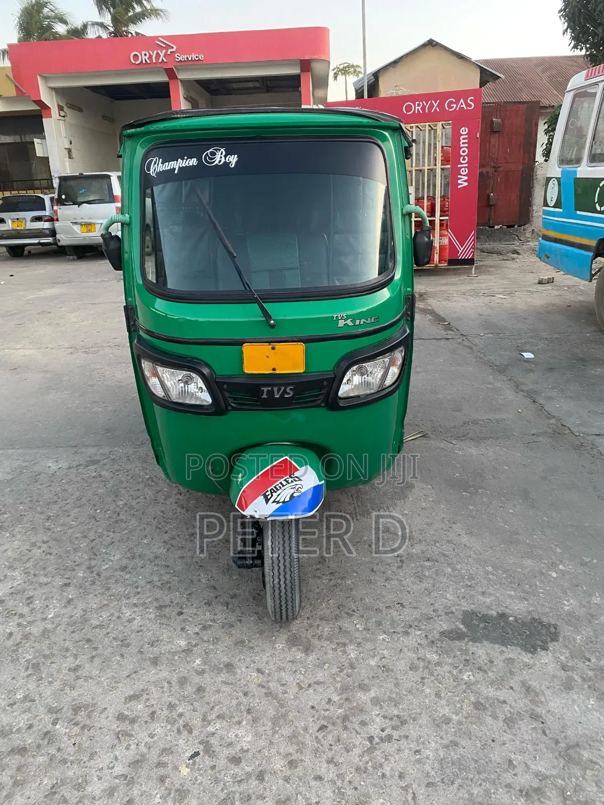 TVS King Deluxe Plus iTouch Start 2024 Green