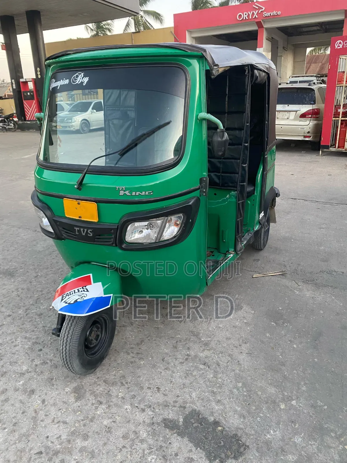 TVS King Deluxe Plus iTouch Start 2024 Green