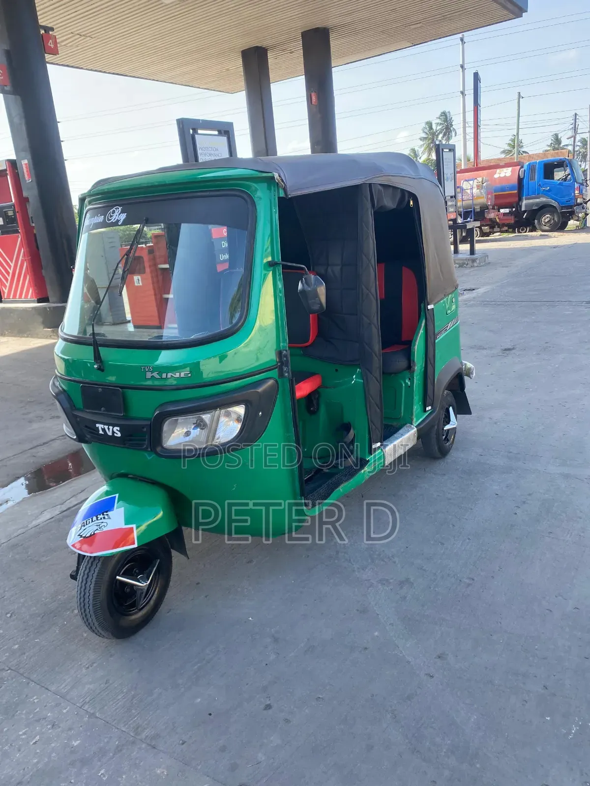 TVS King Deluxe Plus iTouch Start 2024 Green