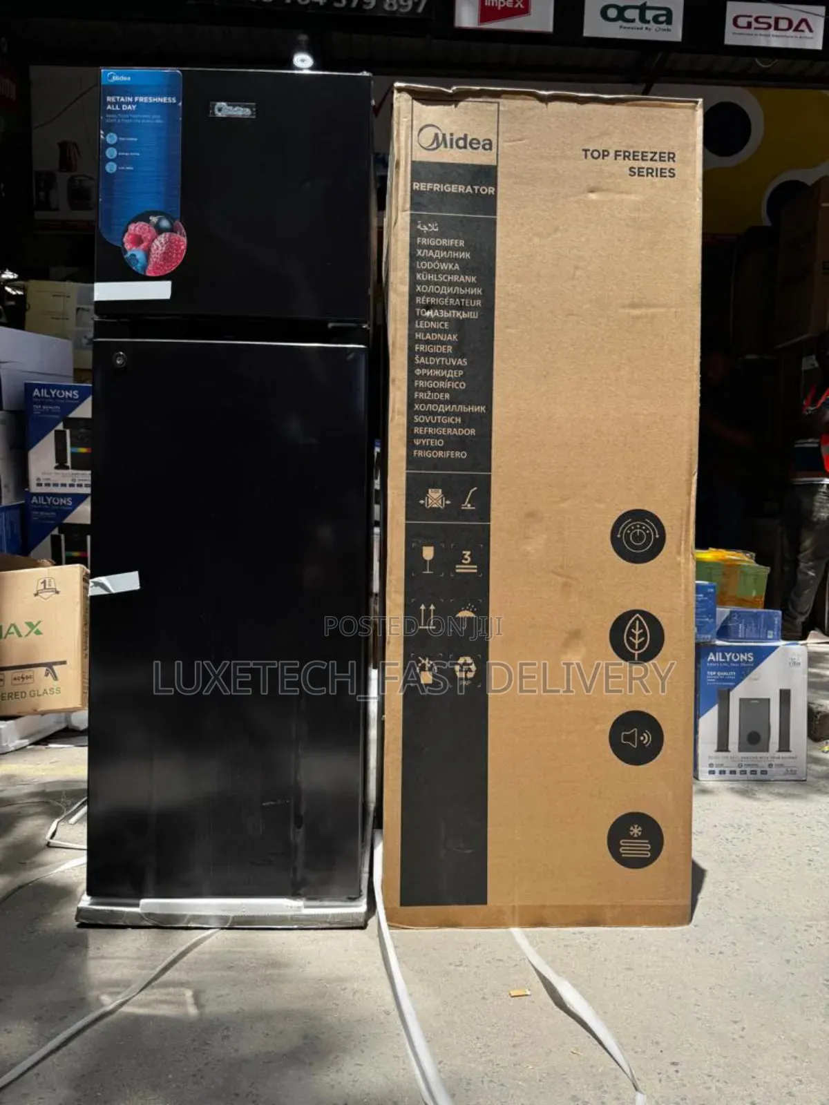Midea Fridge 173l Fast Cooling