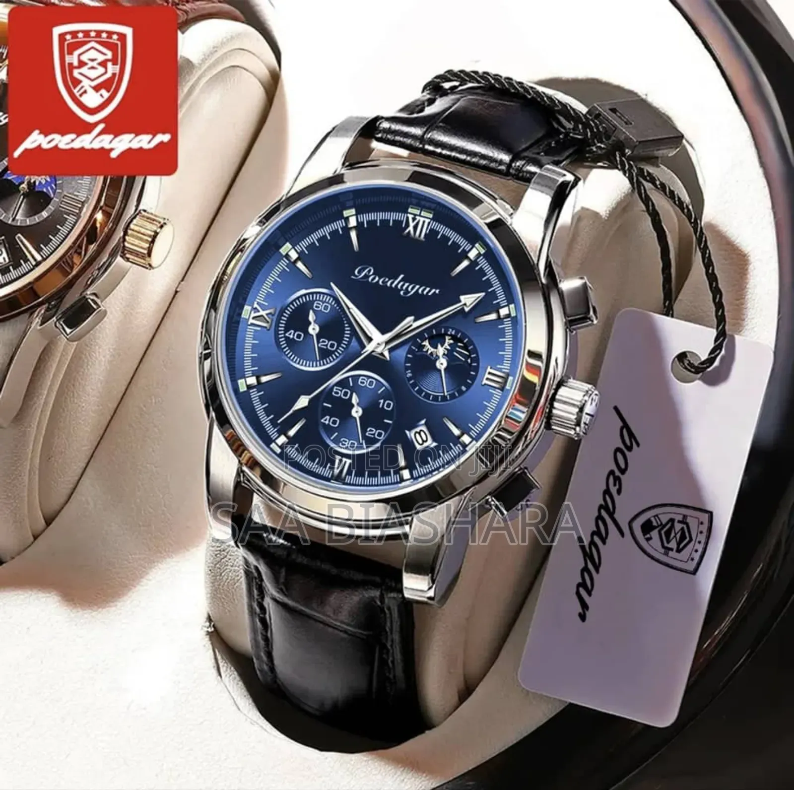 Poedagar Classy Watch Black