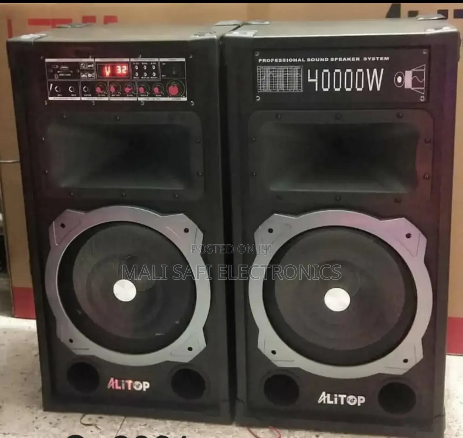 Alitop Speaker Mbili Watts 40000