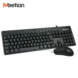 Meetion Wired Office Keyboard and Mouse Combo Set AT100