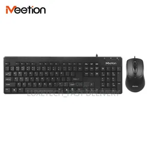 Meetion Wired Office Keyboard and Mouse Combo Set AT100