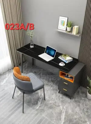 OFFICE TABLE Meza Ya Ofisini 120cm (Bila Kiti)