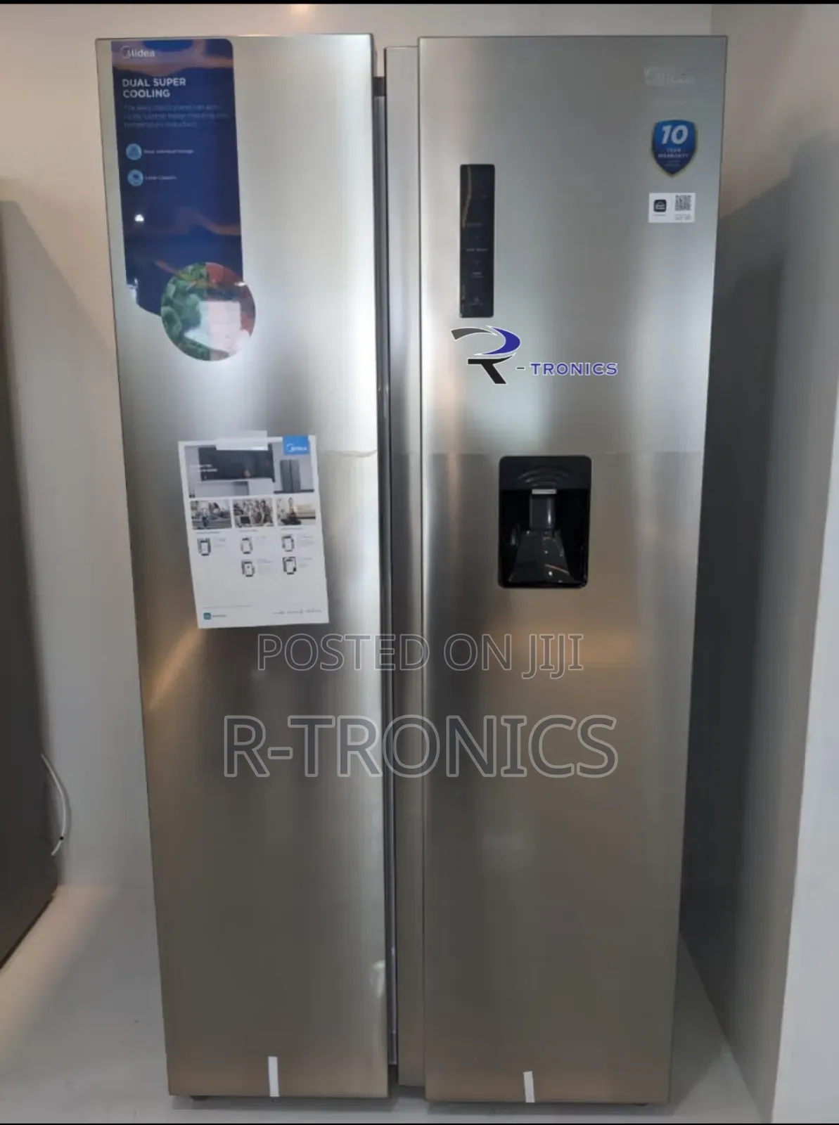 Midea 591 L Frost Free Side by Side Refrigerator