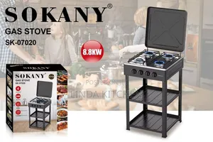 Sokany Gas Stove 4plates With Shelfs