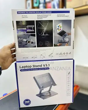 360 Rotating Laptop Stand Adjustable Foldable Laptop Holder