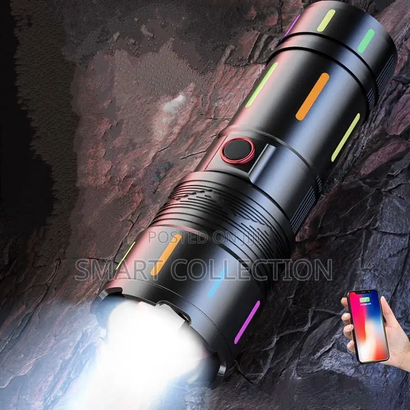Aluminum Alloy Flashlight Power Bank Charging Treasure