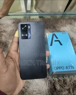 New Oppo A77s 128 GB Black