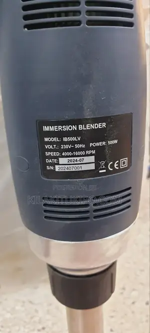 Immersion Blender Power 500W