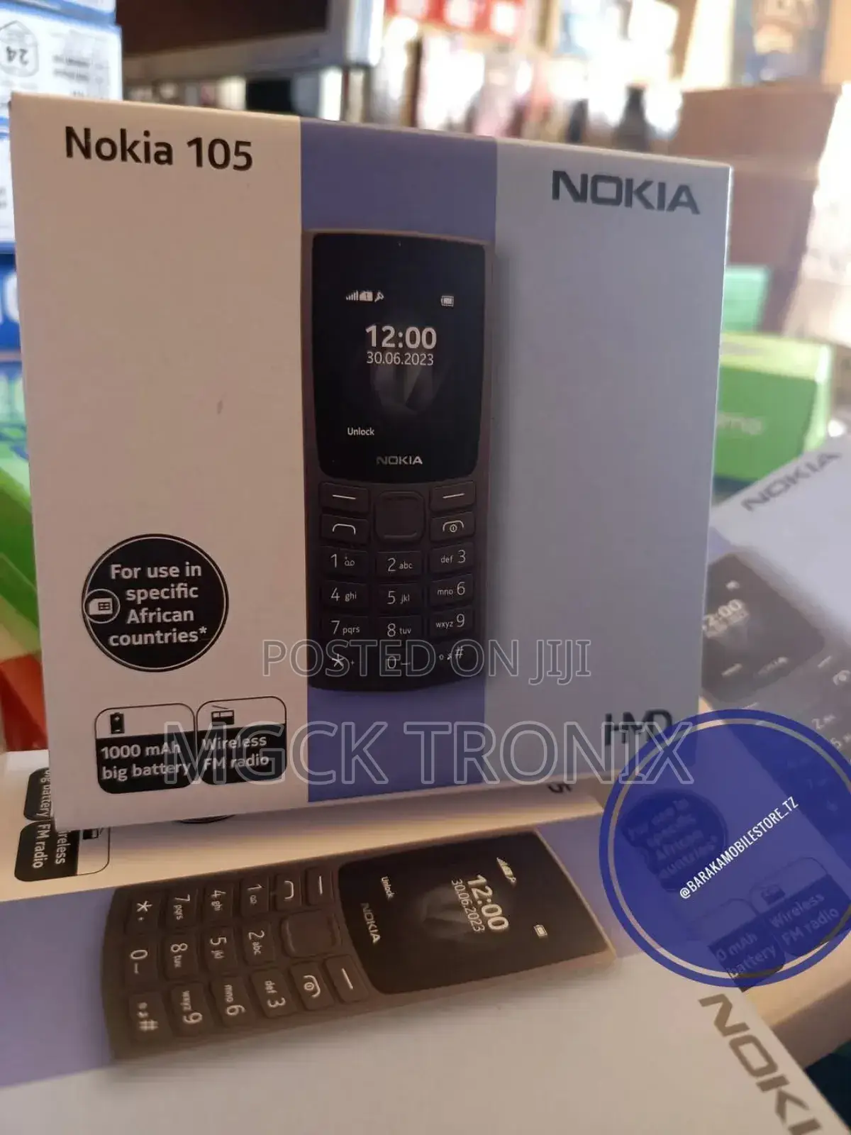 New Nokia 105 4G Black
