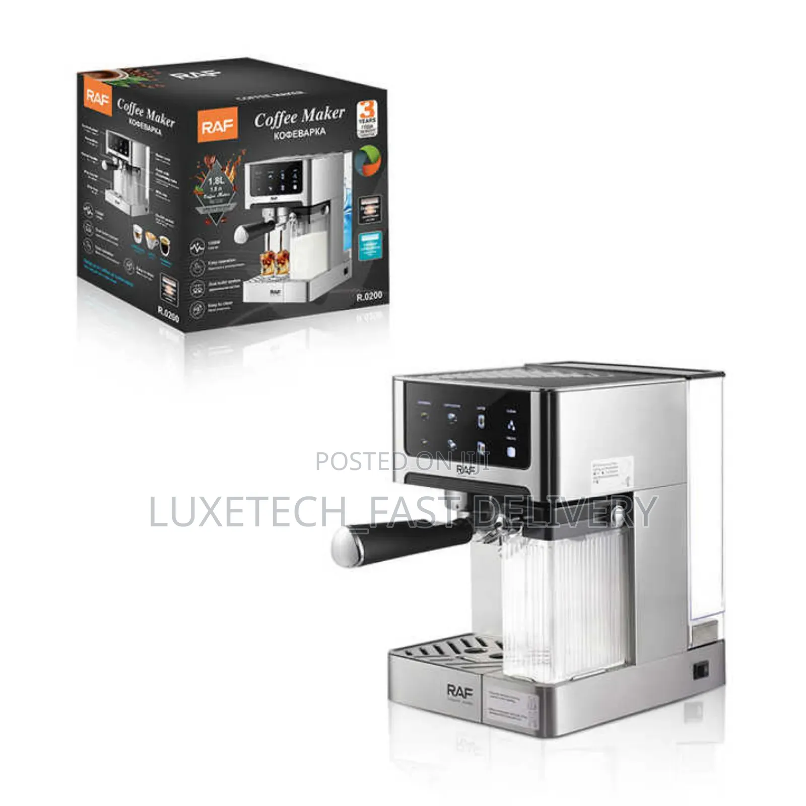 RAF 8 in 1 Automatic Coffee Maker