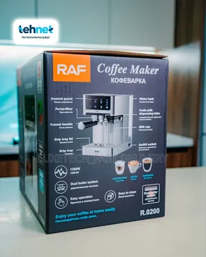 RAF 8 Modes Dual Boiler Electric Automatic Coffee Machine