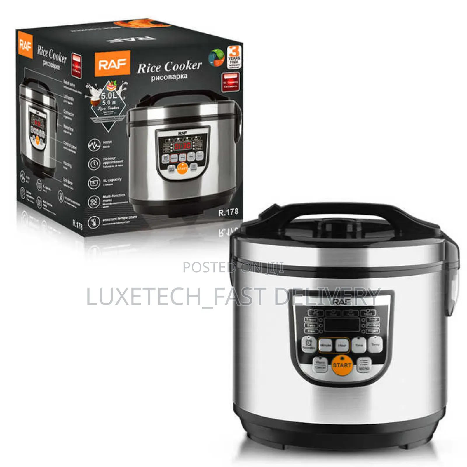 RAF Digital Automatic Intelligent 5L Electric Rice Cooker
