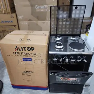 Alitop Jiko Plate 3 Gesi Plate Moja Umeme Na Oven 50x50cm