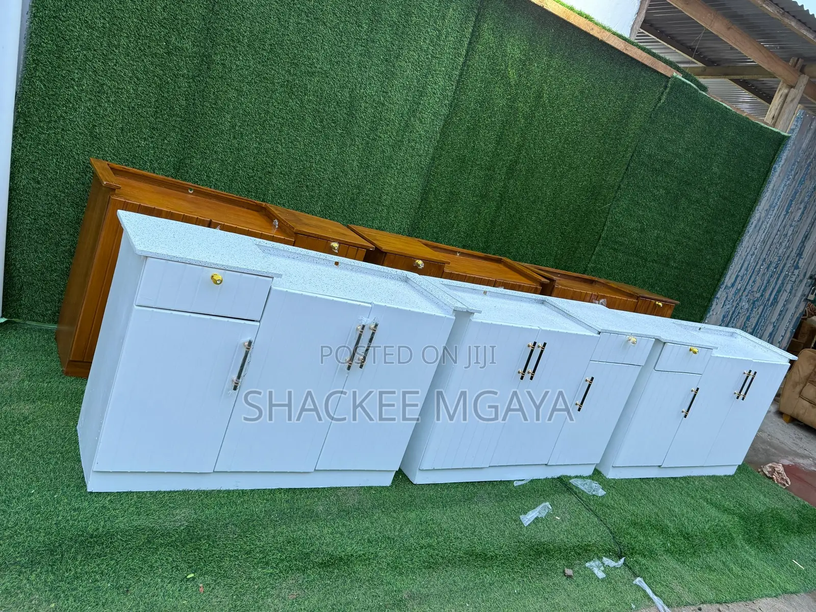 White Cabinets 3 Door