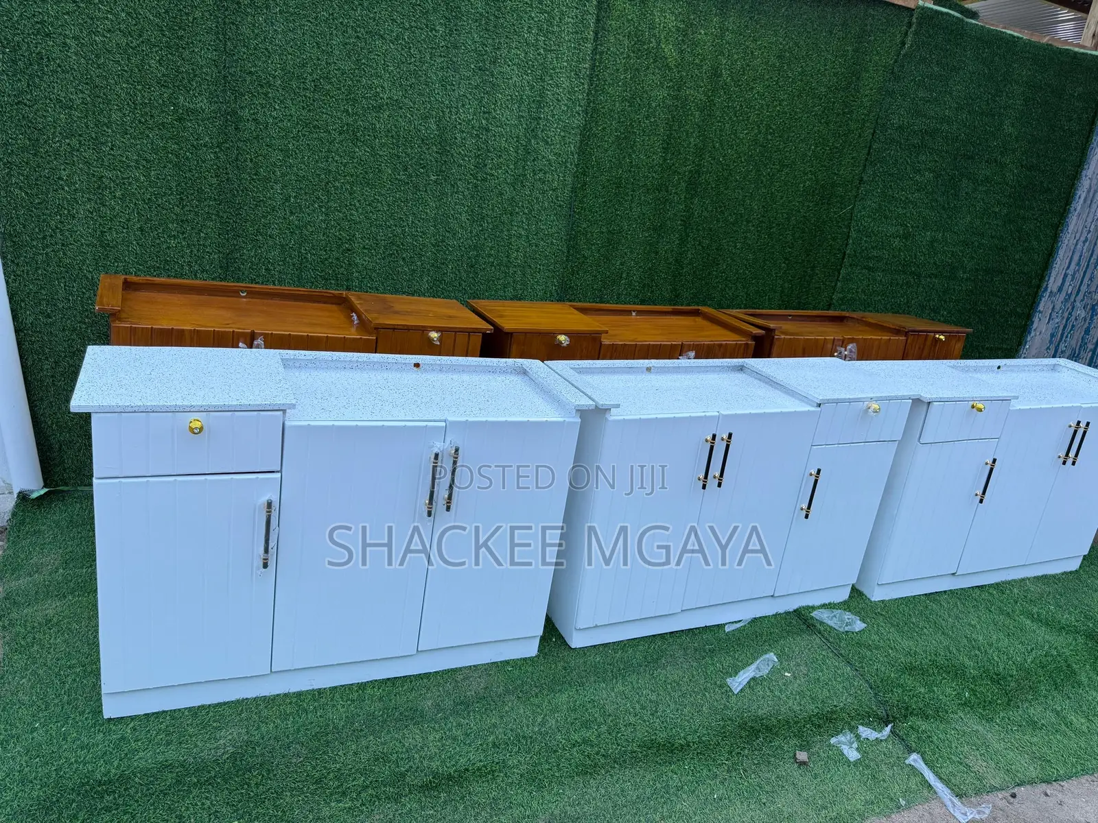 White Cabinets 3 Door