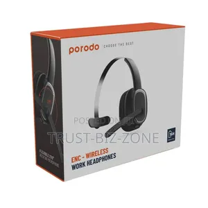 Porodo ENC Wireless Work Headphone With External Microphone