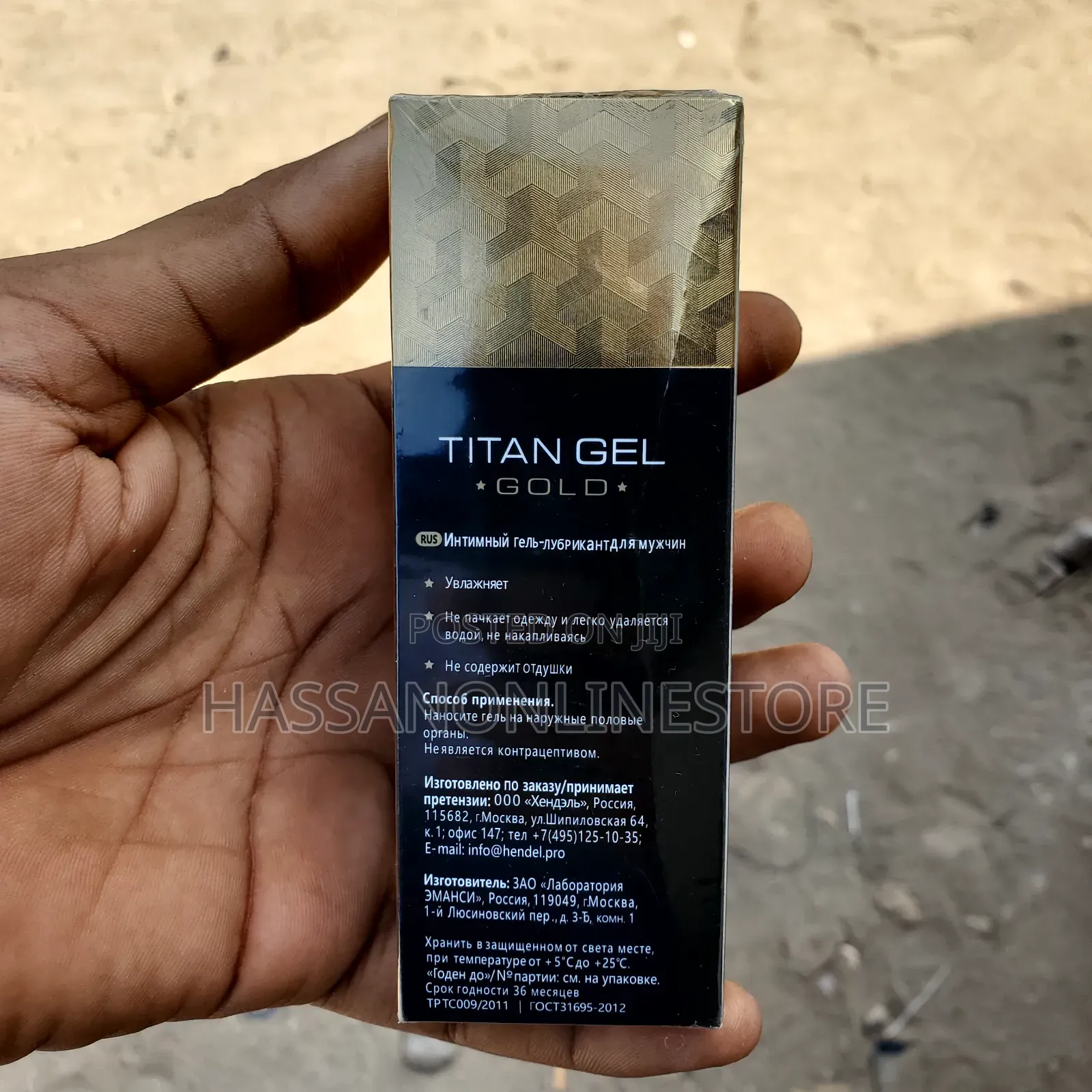 Original Titan Gel Gold Special for Man 50ml