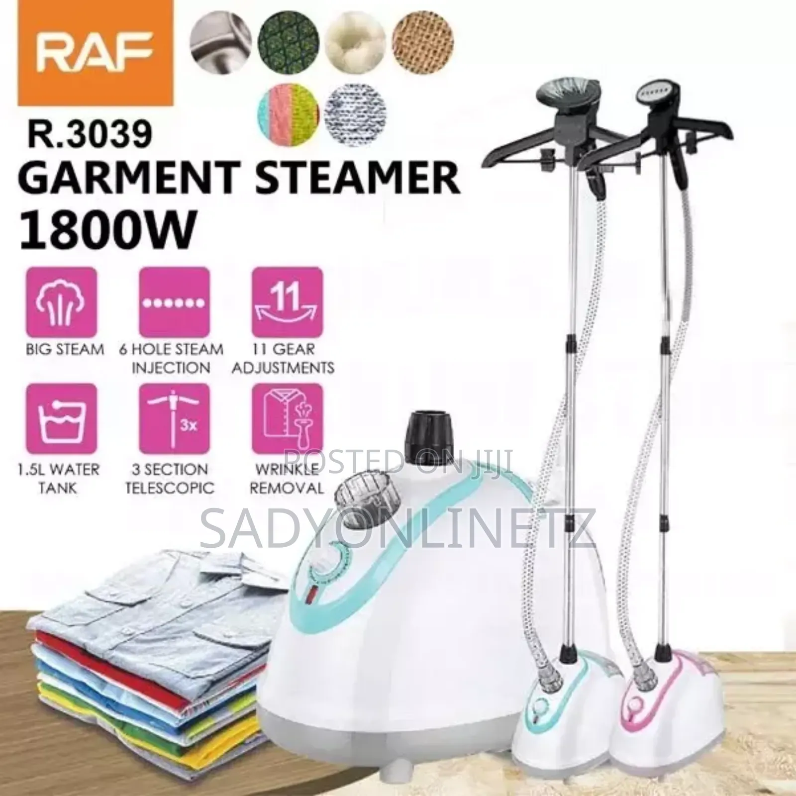 Garment Handled Iron Steamer