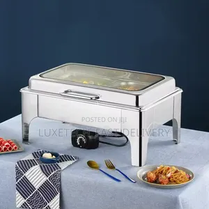 Buffet Food Warmer Set Serving Dishes Stainless Steel