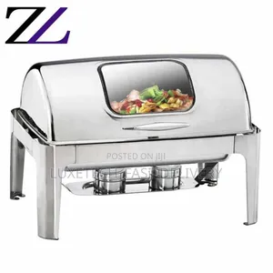 Hotel Chafer 9L Roll-Top Buffet Server Cooking Food Display