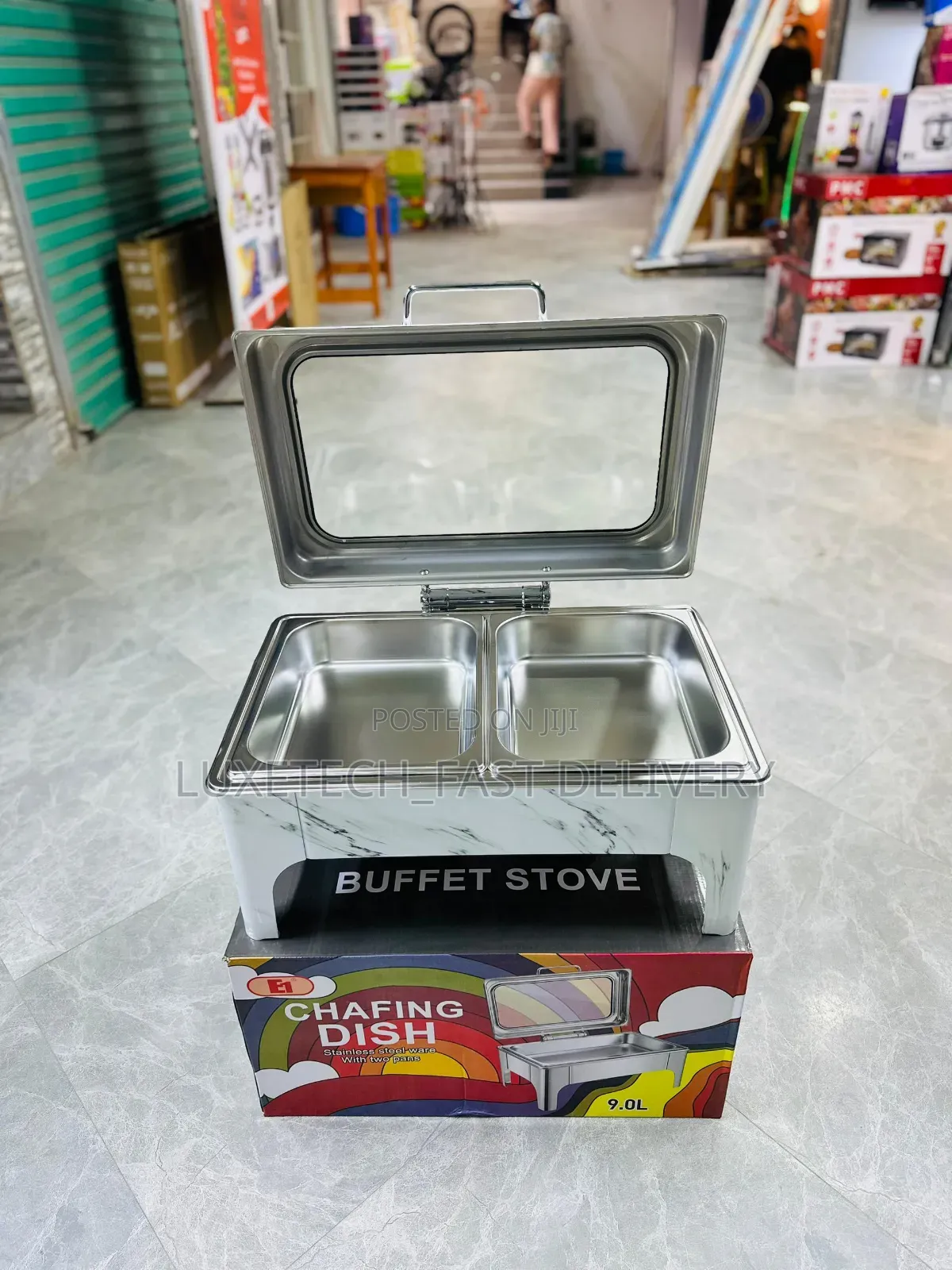 E1 Chafing Dish 9L With Two Pans