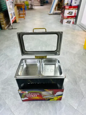 E1 Stainless Steel Chafing Dish With Two Pans
