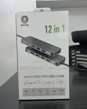 Usb C Hub, 12 In 1 Usb C Docking Station Dual Triple Monitor