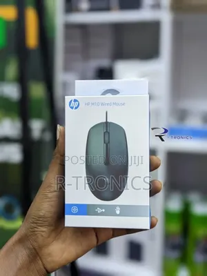 HP M10 Wired USB Mouse - Black