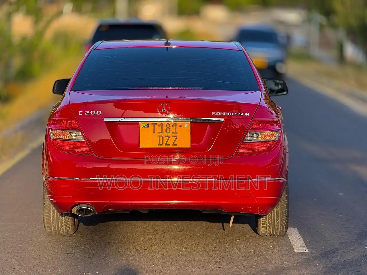 Mercedes-Benz C-Class 2009 Red