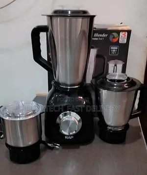 RAF Multifunction 3 in 1 Stainless Steel Smoothie Blender