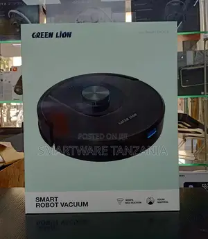 Green Lion Smart Robot Vacuum Cleaner - Black