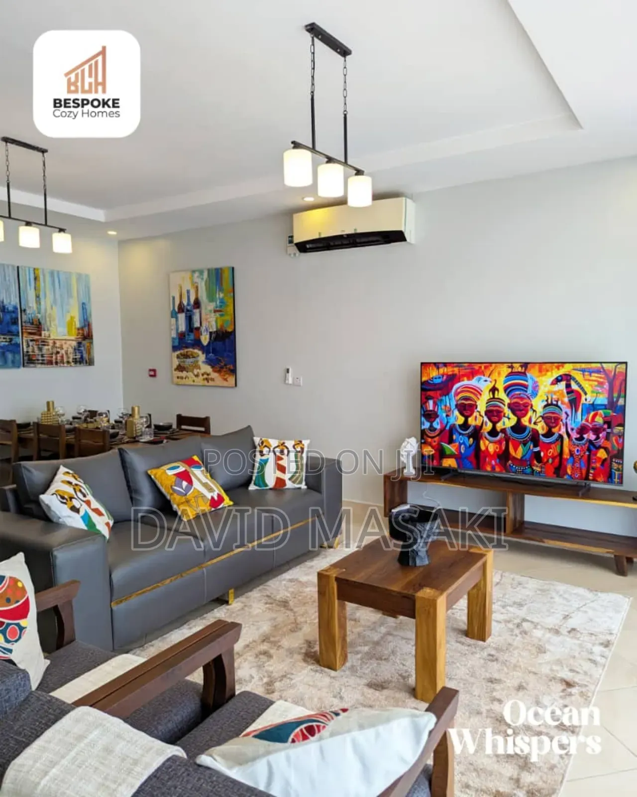 Furnished 2bdrm Apartment in New Apartments, Mikocheni for rent