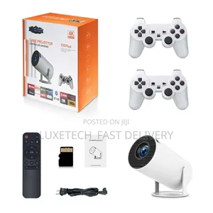 X10 Plus Retro Game Projector With 2 Wireless Controllers