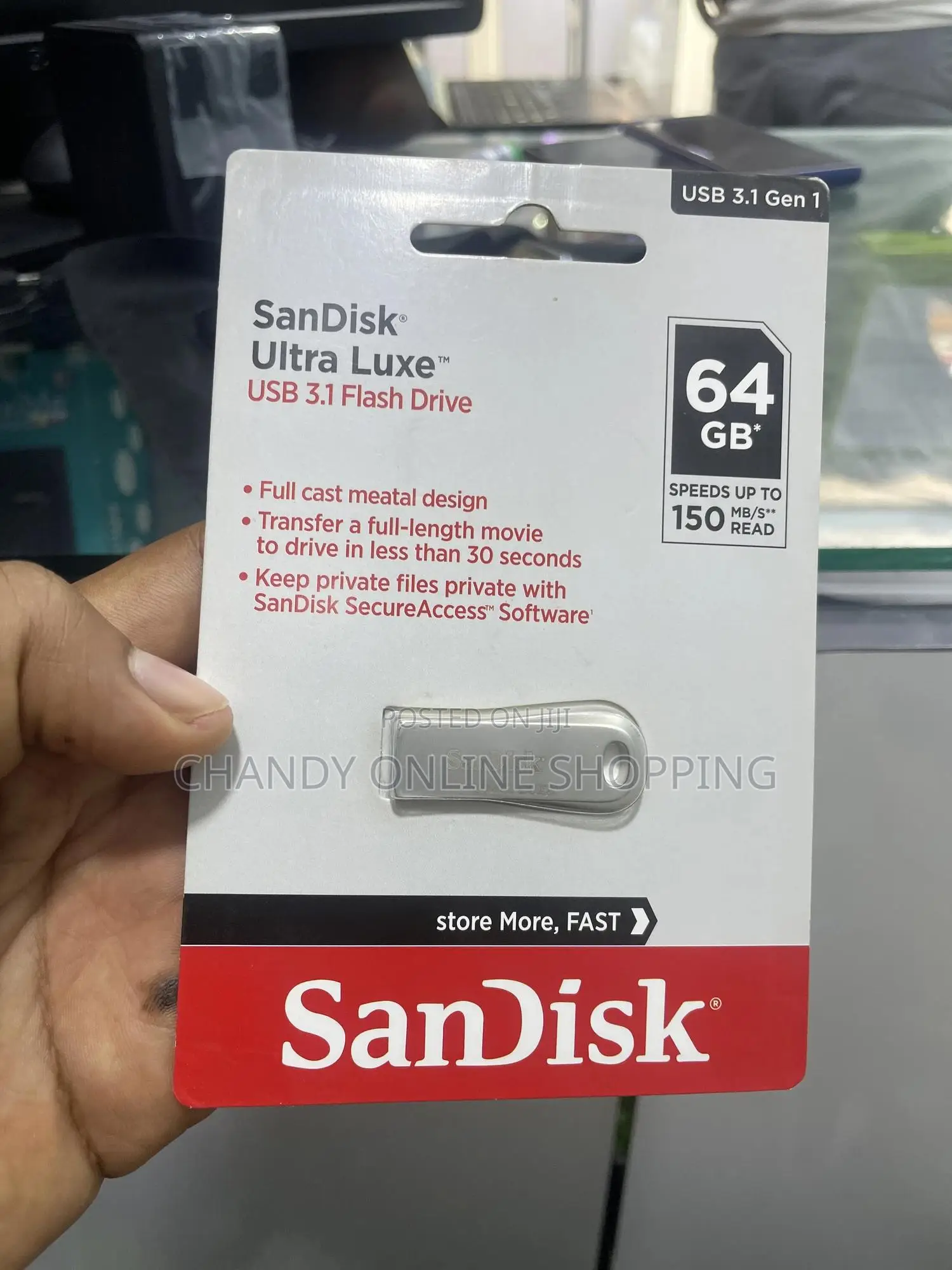 64GB Sandisk Ultra Luxe 3.1 Flash Drive