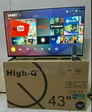 High - Q 43 SMART FRAMELESS Tv With Bluetooth