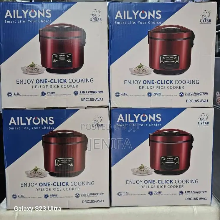 Ailyons Rice Cooker 2.2l