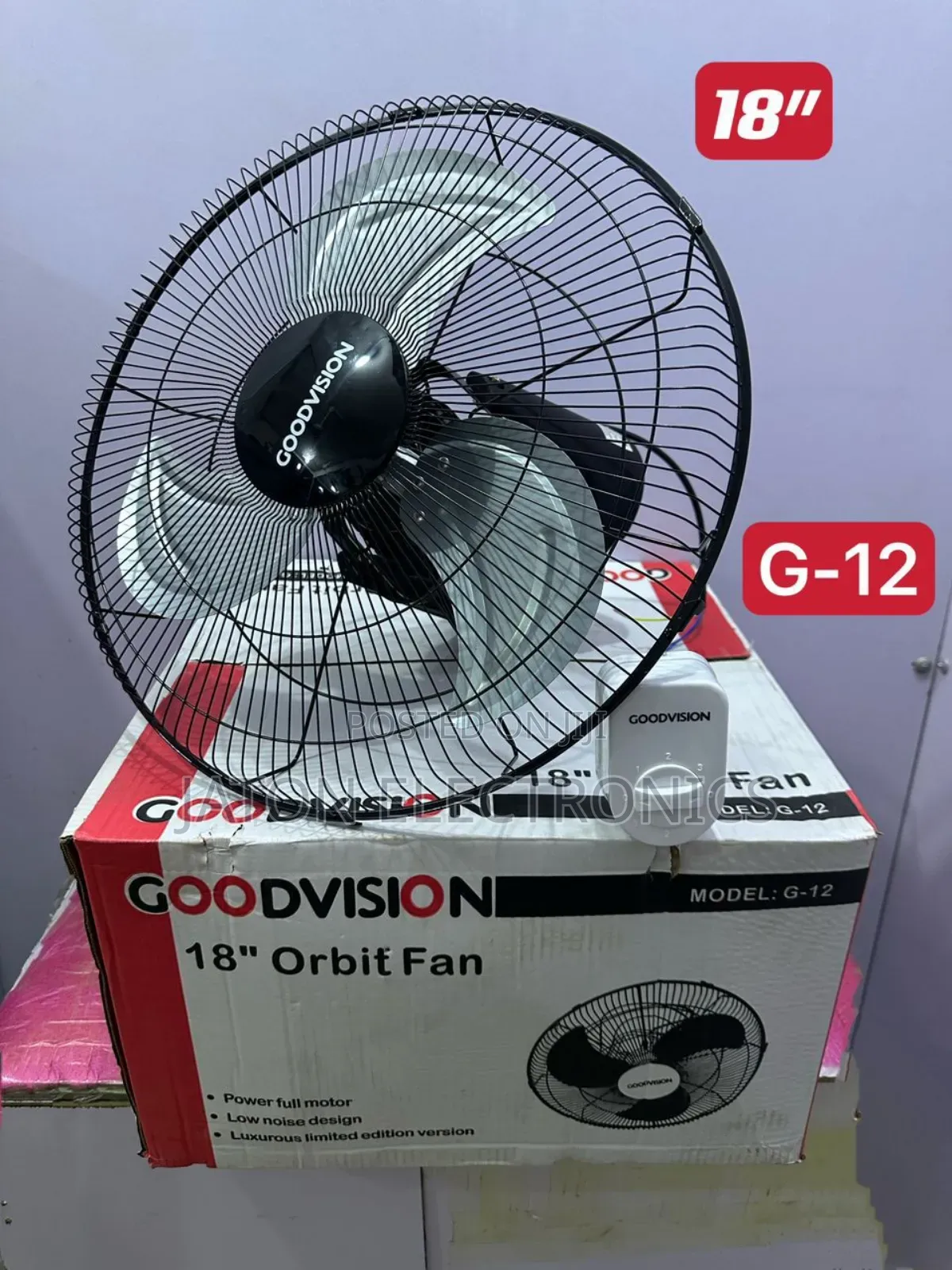 Goodvision Orbit Fan 18 Size