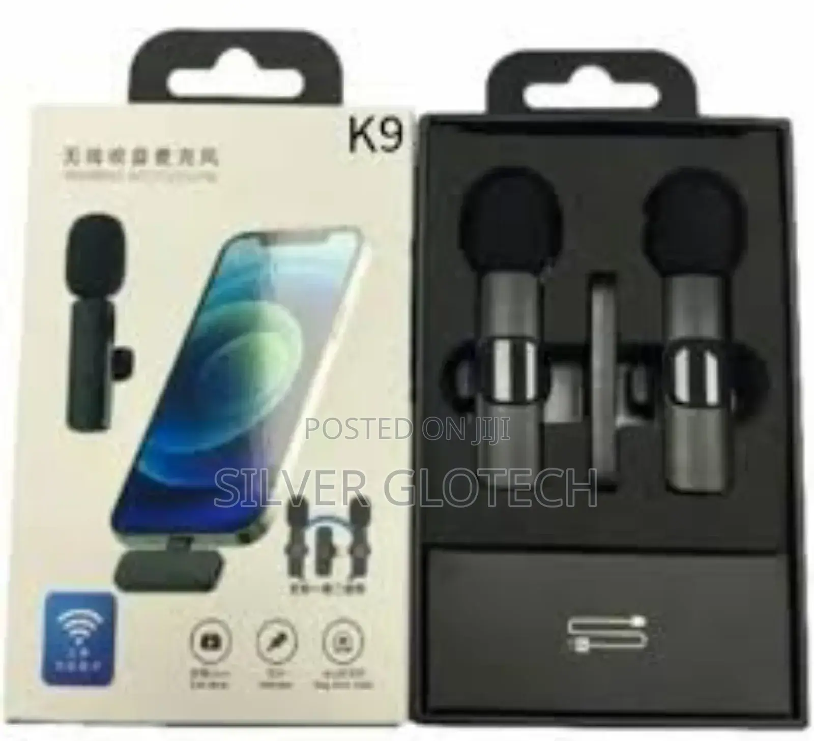 Double Microphone It Used for Both iPhone and Android Phone