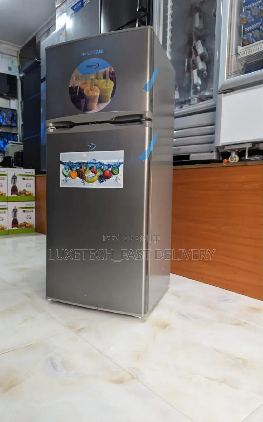 Silverdome Double-door Refrigerator 128L